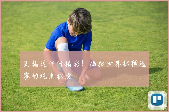 别错过任何精彩！揭秘世界杯预选赛的观看秘境
